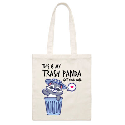 Trash Panda Cute - Parcel Tote Bag Thumbnail