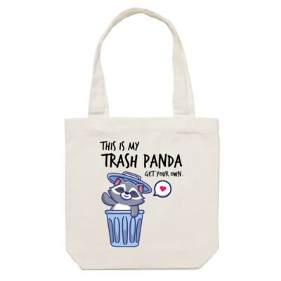 Trash Panda Cute - Large Tote Bag Thumbnail